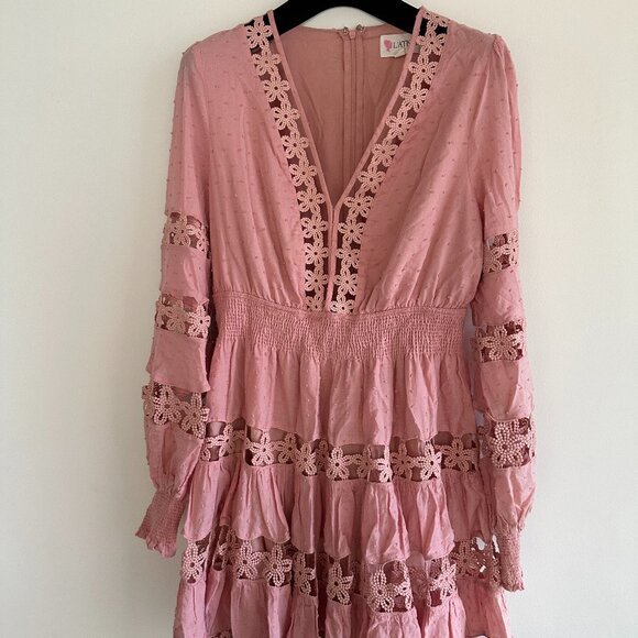 Latiste Women’s Pink Dress | Size L | Cute & Flattering Style - Picture 1 of 4